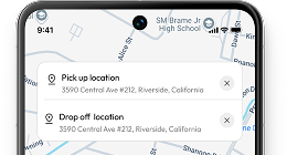 Passenger app (Android, iOS)