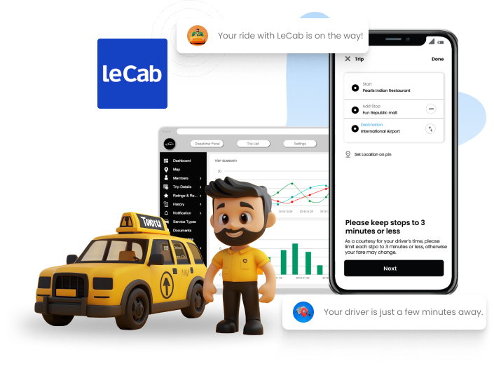 Rule of the Taxi World With Your Own LeCab Clone App