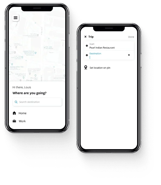 Passenger App Features