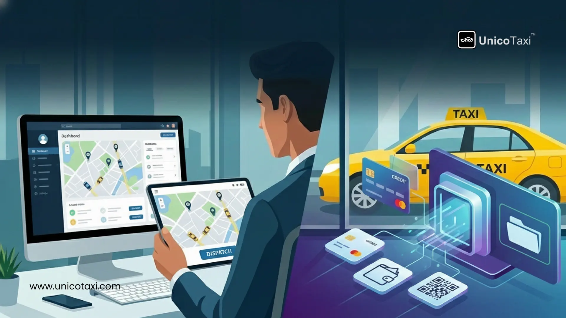 Find Taxi Dispatch Software with Integrated Payment Processing
