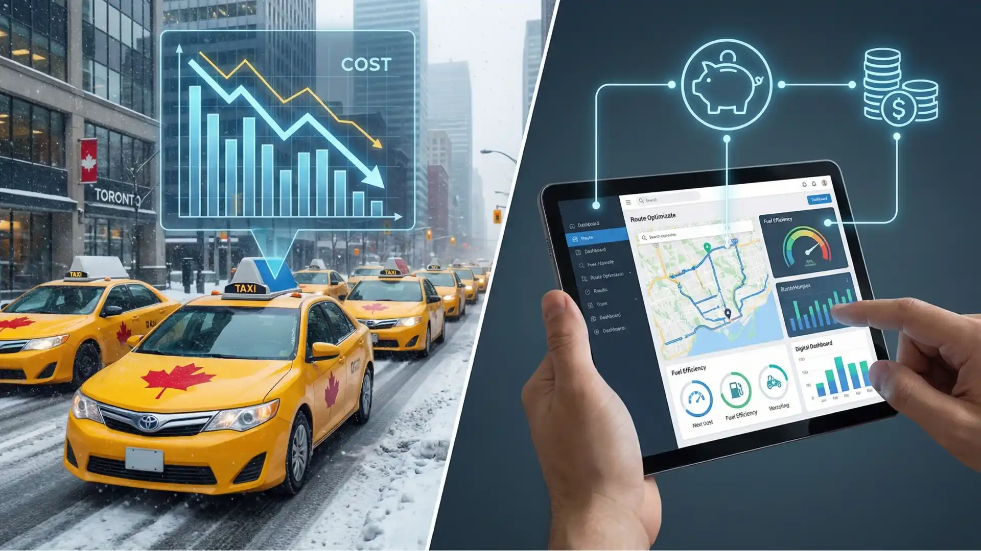 How Canadian Taxi Companies Can Reduce Operating Costs Using Software