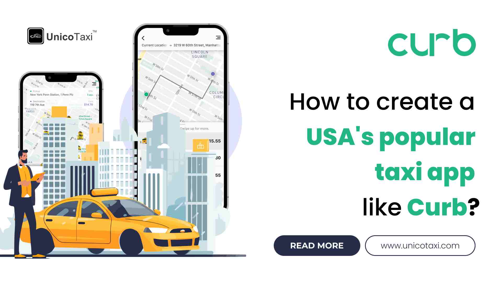 Taxi App like Curb: Let’s Create an Uber Alternative in USA