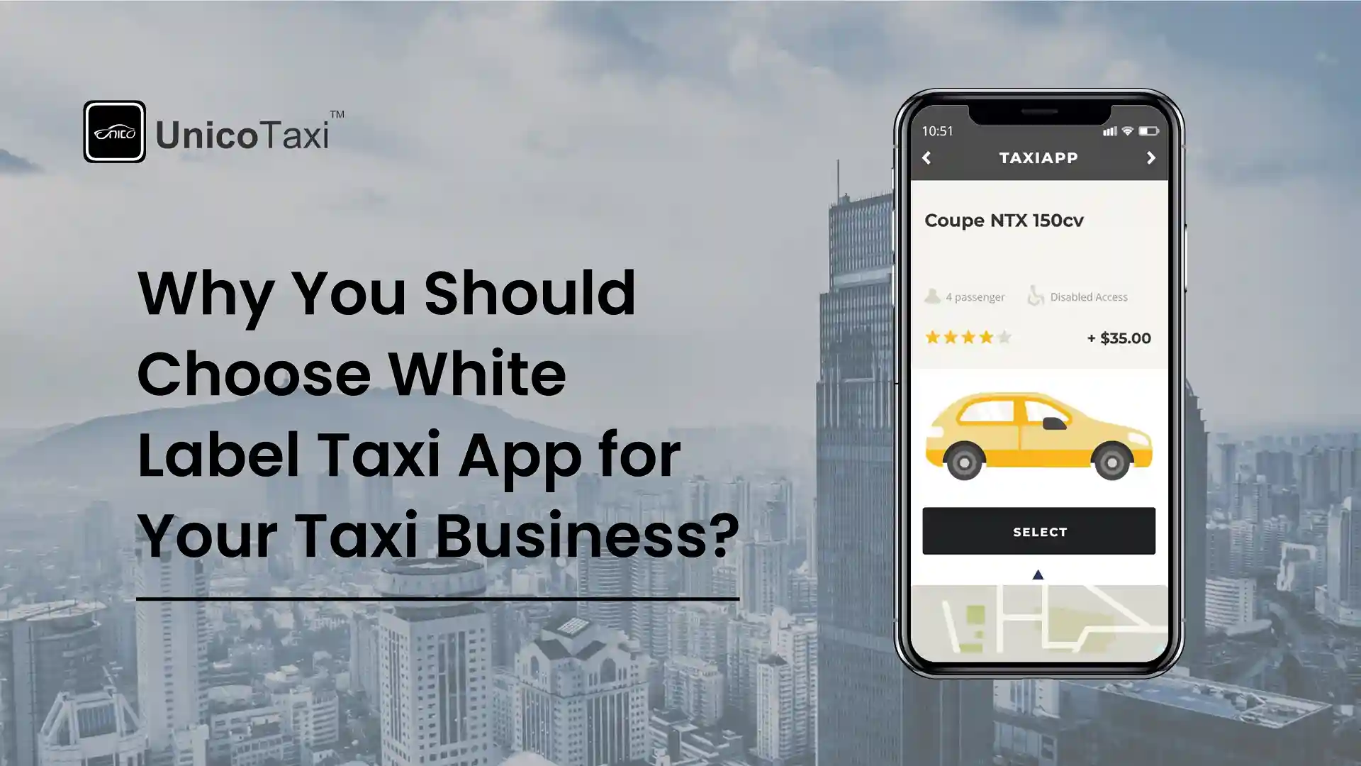 Why You Should Choose White Label Taxi App for Your Taxi Business